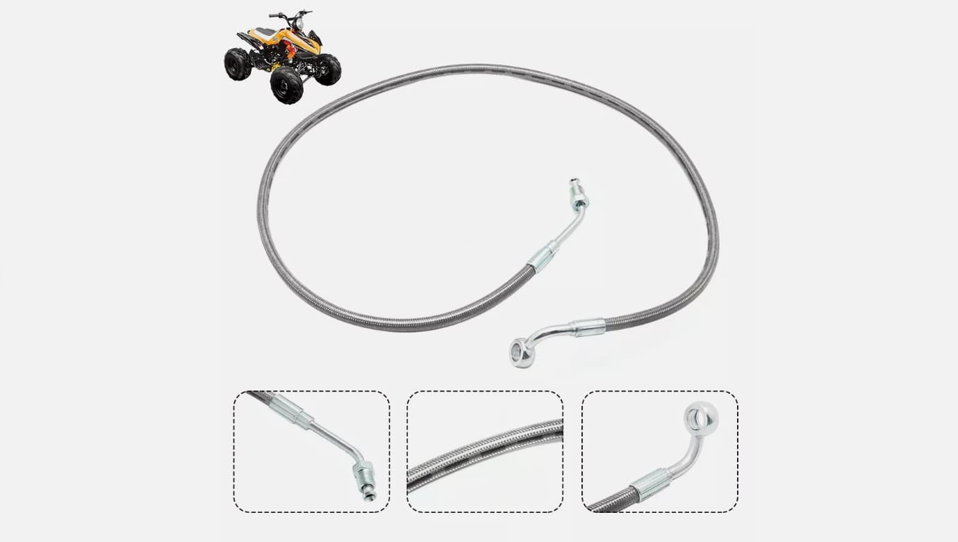 40" Rear Brake Line for Polaris Sportsman 500 4x4/ Touring 2003-2010 1910765