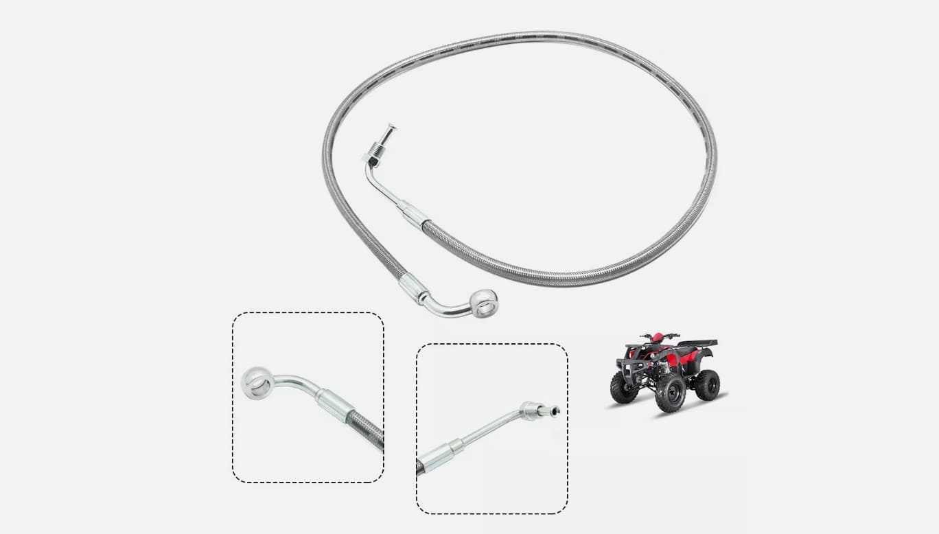 Rear Left Brake Line for Polaris Ranger 500 800 900 1911579 2010-2014