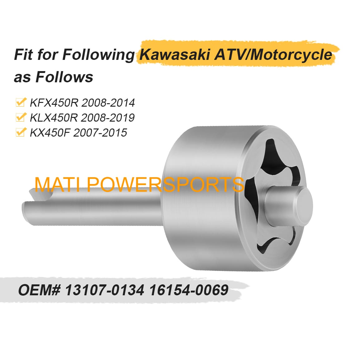 Oil Pump Scavenge Rotor Shaft Kit for Kawasaki KFX450R KX450F KLX450R 2007-2019 16154-0069