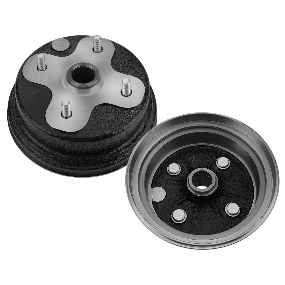 2PCS Front/Rear Wheel Brake Drum Hub For Yamaha Timberwolf 250 2x4 4x4 YFB250/FW 1994-2000 3HN-25111-10-00