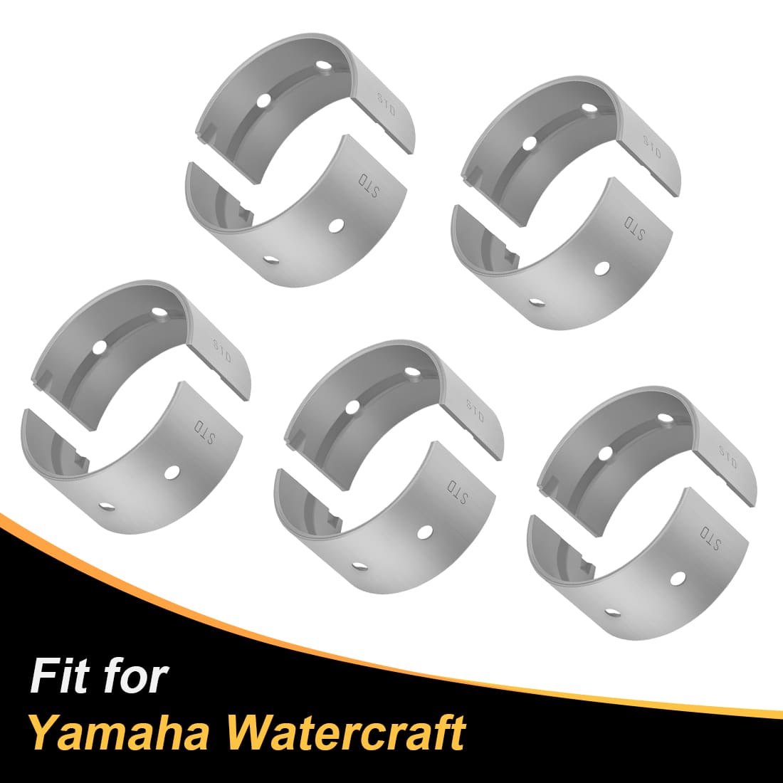 10PCS Crankshaf Main Bearing For Yamaha Watercraft WaveRunner 6S5-11416-40-00