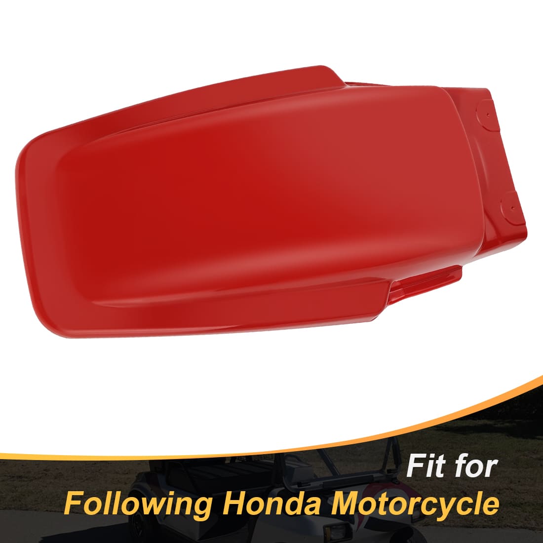 Red Rear Fender For Honda XR200R 1986-2002 80100-KT0-671ZA