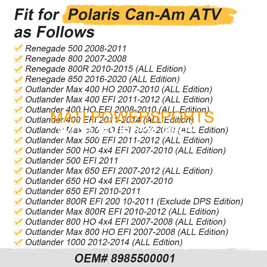 Rear Brake Rotor Disc for Polaris Scrambler 500 Trail Blazer 330 Trail Boss 330 2010-2013 5253186