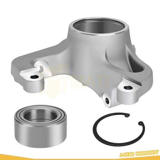 Front Left Steering Knuckle & Bearing Kit For Polaris Sportsman Scrambler 550 850 1000 2009-2025 1822945 5136733