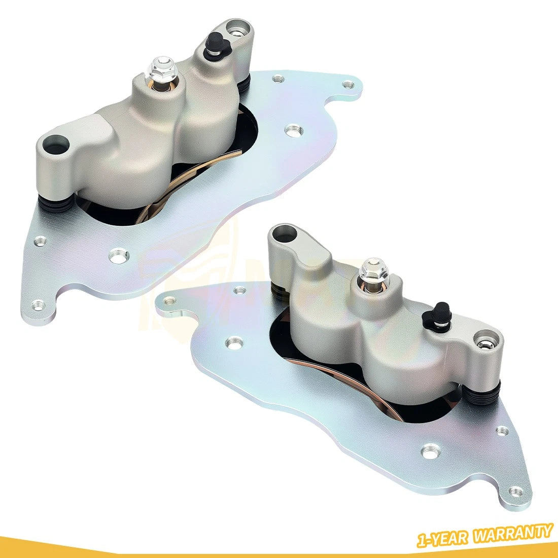 Front Left & Right Brake Caliper & Sintered Pads For Polaris RZR PRO XP 4 2020-2025 1913467 1913468
