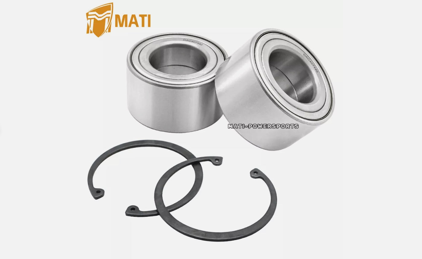 M MATI Heavy Duty Front & Rear Wheel Bearing for Polaris RZR 570 800 800-S 800-4 2008-2022 Brutus PRO XD 2*Rear Only
