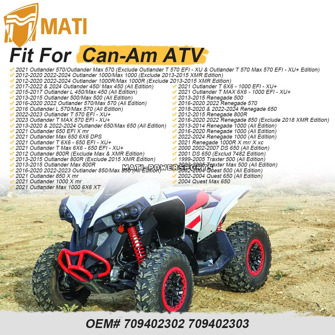 Tie Rod End Ball Joint For Can-Am 1999-2024 709402302