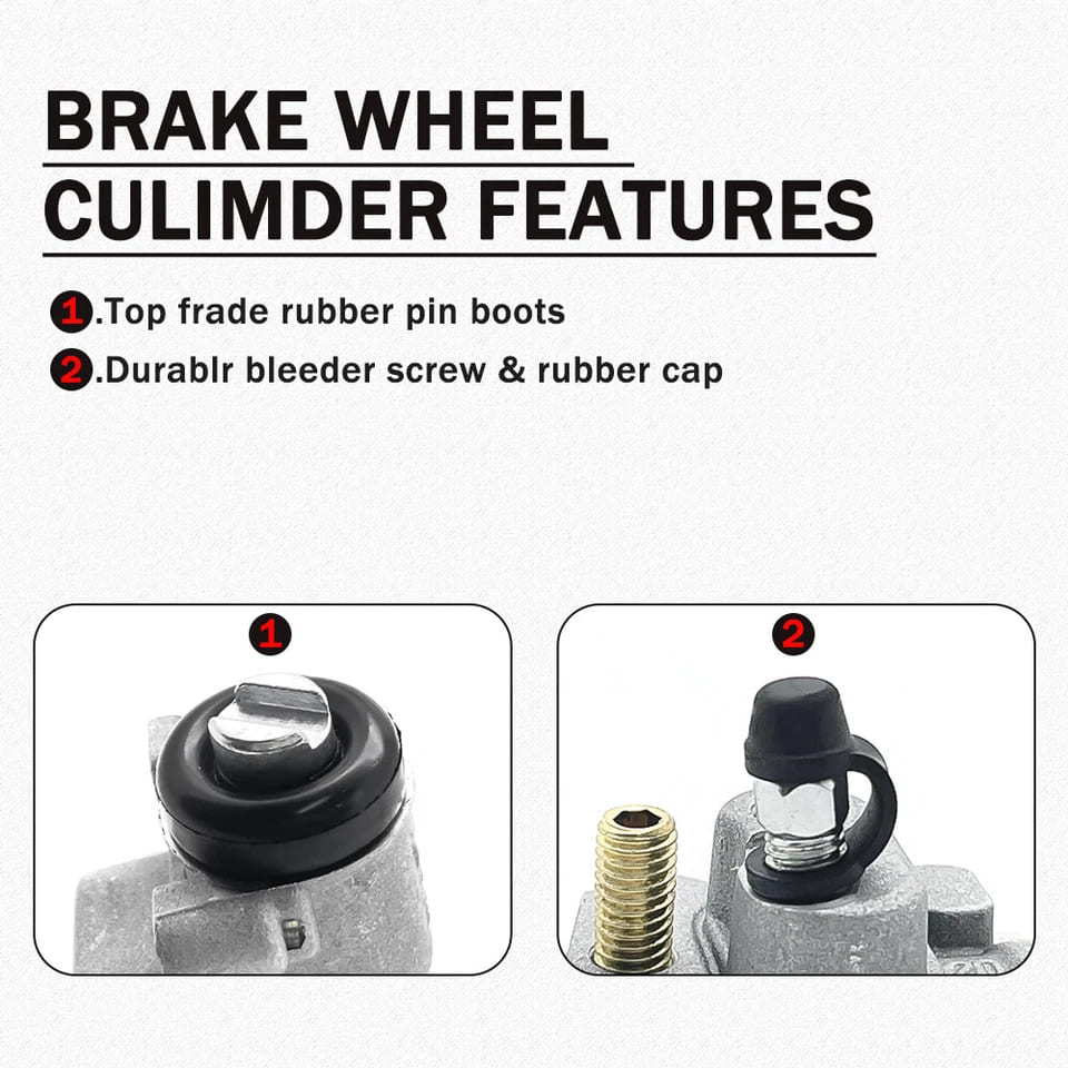 Front Left & Right Brake Wheel Cylinders For Honda Trx350 Trx400 Trx500 Trx600 2001 -2007 45330-HN2-006