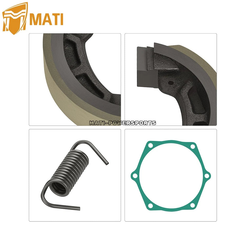 Brake Shoes With Springs & Gasket For John Deere 650 670 CH15066 M803176