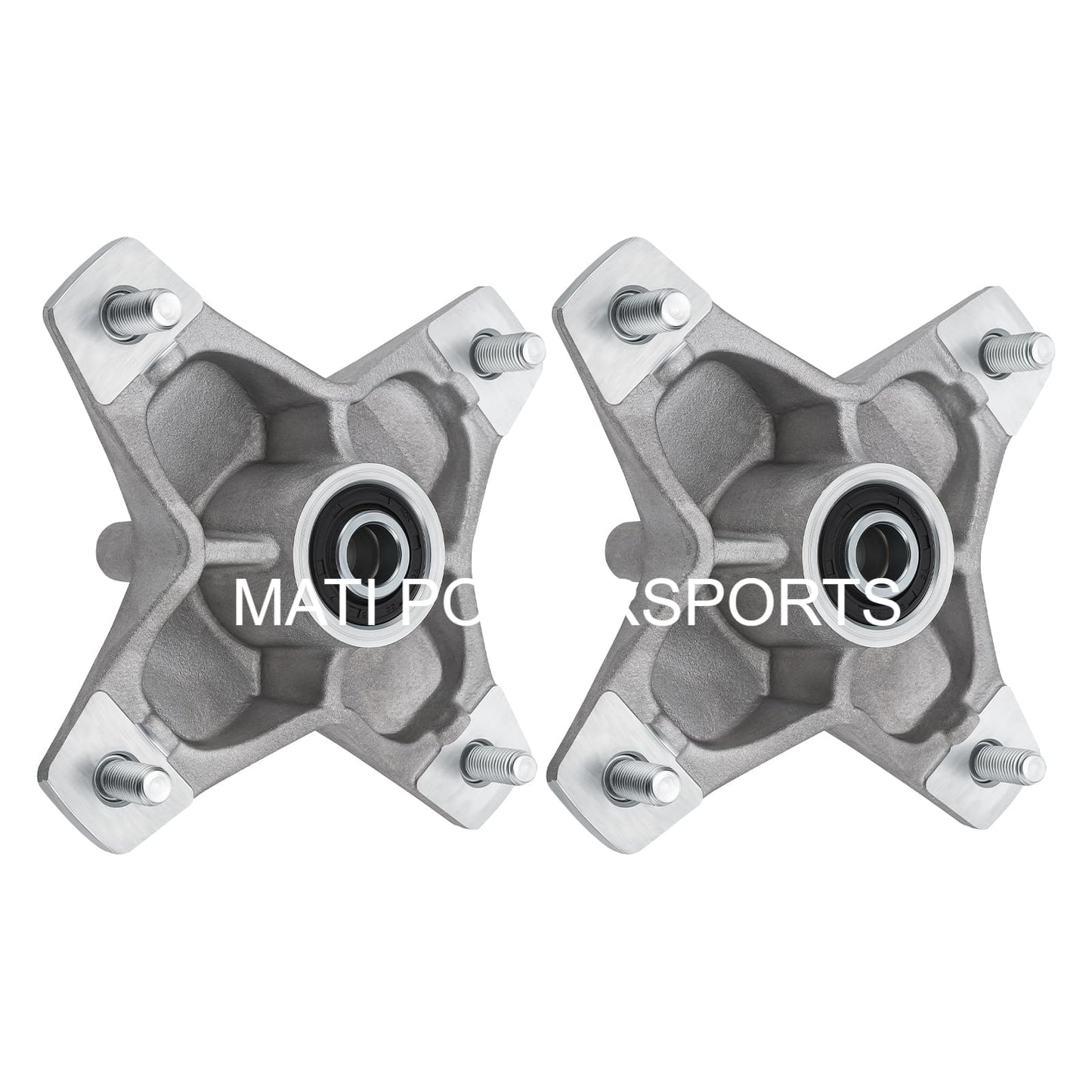 2 Set Front Left & Right Wheel Hub Studs Seal Bearing Assy for Yamaha YFZ450 Raptor 700 660 2001-2024 1S3-25111-00-00