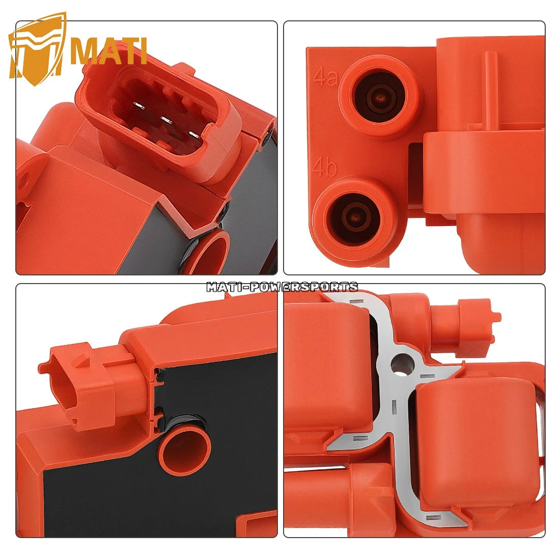 Ignition coil & Spark plug Wire Cap For Polaris Sportsman Ranger RZR 700 800 2005-2016 4010425