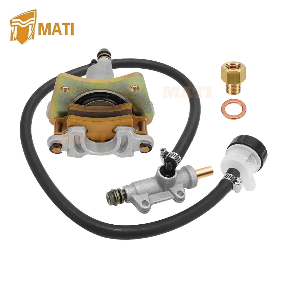 Rear Brake Caliper & Master Cylinder For Polaris Sportsman 500 Sportsman 400 450 600 700 800 OEM: 1910690 1910790