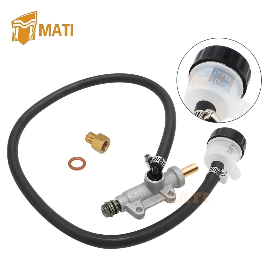 Rear Brake Caliper & Master Cylinder For Polaris Scrambler 500 Trail Blazer 250 330 Trail Boss 330 2005-2009 1910806 1910791