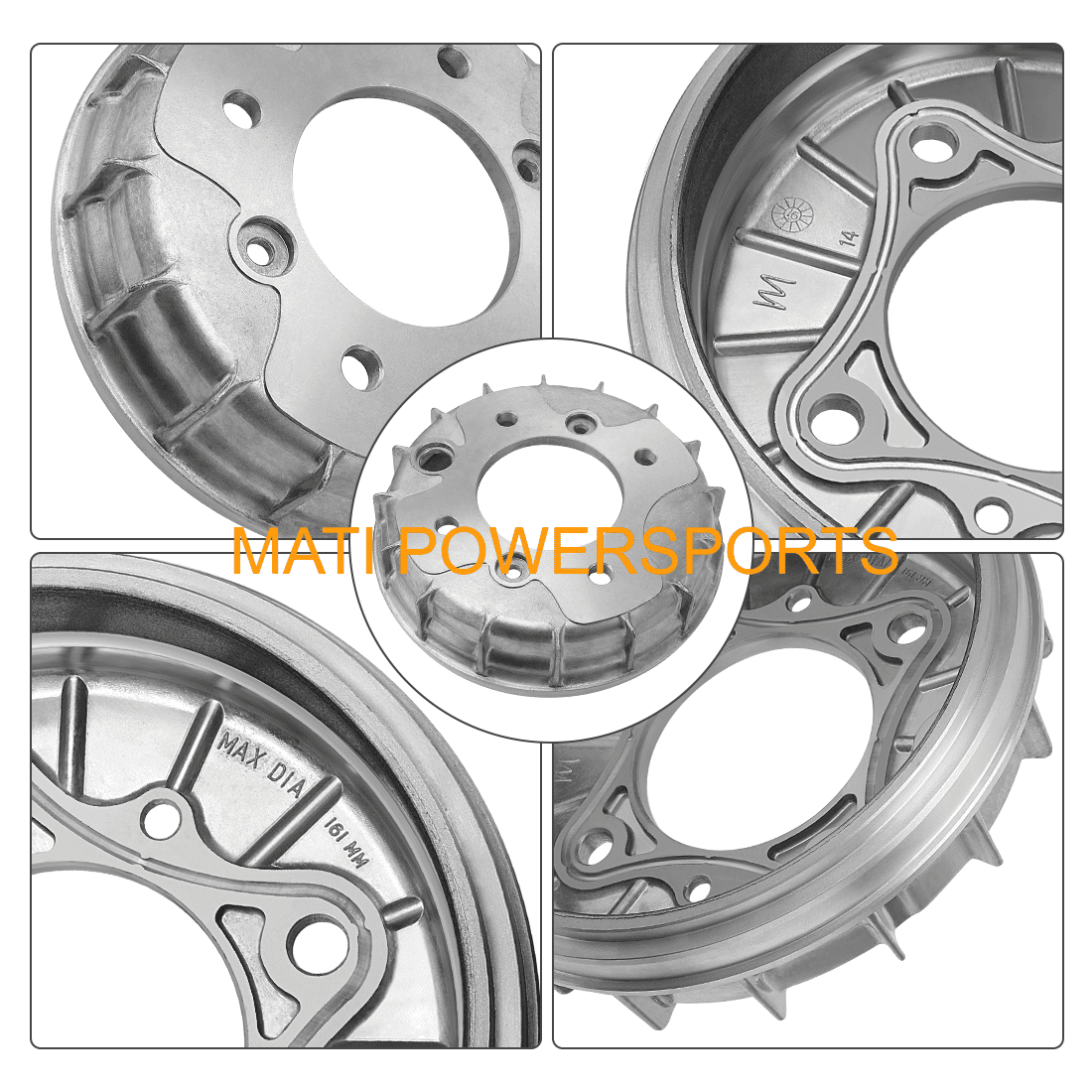 Front Brake Drum & Dust Seal For Honda Foreman 400 450 Rancher 350 400 Rincon 650 Rubicon 500 45710-HM5-930