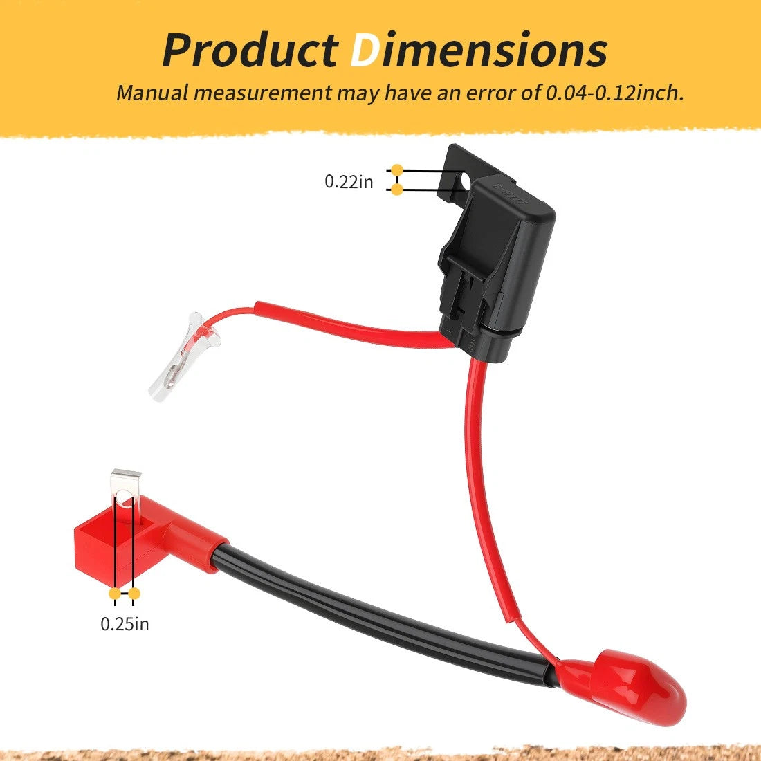 Battery Starter Cable For Honda TRX250X 09-24 Sportrax TRX250EX 01-08 32401-HN6-000