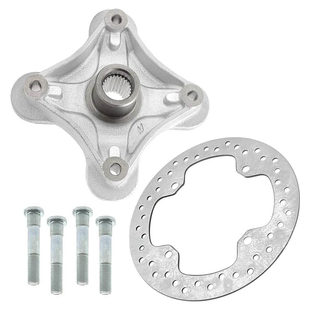 Brake Rotor & Rear Wheel Hub & Studs for Polaris Sportsman 850 550 1000 XP 1000 Scrambler 850 1000 5250205