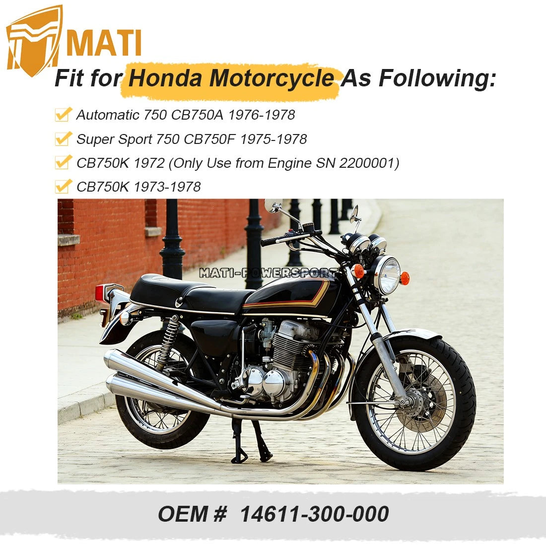 Cam Timing Chain Tensioner Kit For Honda Automatic Super Sport 750 CB750A/F/K 1969-1978 14611-300-000