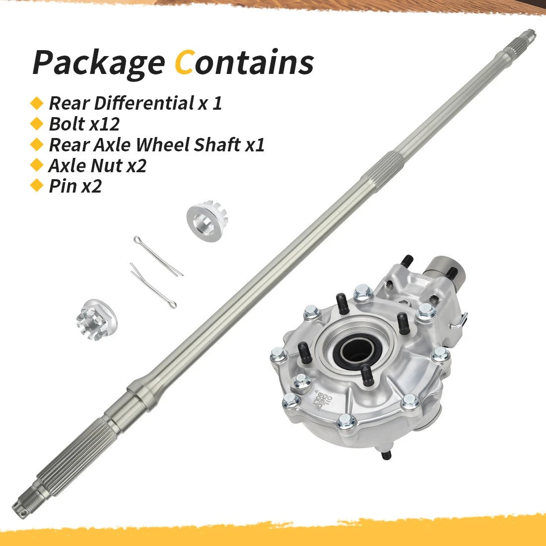 Rear Differential & Alex Shaft For Honda Foreman TRX400FW TRX450 FE FM 2002-2004 41300-HN0-670