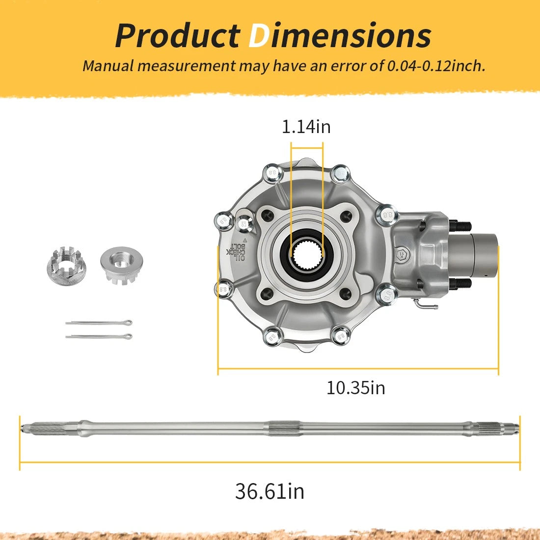 Rear Differential & Alex Shaft For Honda Rubicon 500 Foreman 500 01- 14 41300-HN2-000