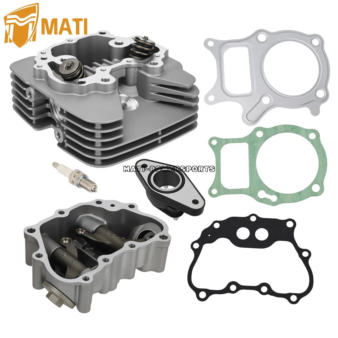 Cylinder Head Cover w/Gasket & Intake Manifold Boot For Sportrax Recon 250 TRX250X 2002-2014 12310-HN6-010