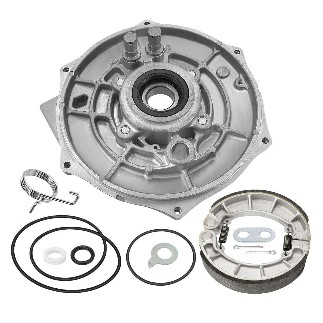 Rear Brake Backing Plate Kit for Honda Foreman 500 520 TRX500/520/FE1/FE2/FM1/FM2 2014-2024