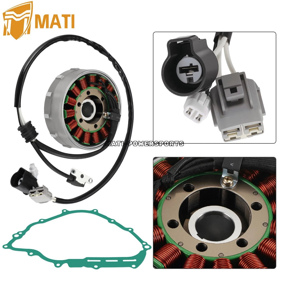For Yamaha Rhino 700 Stator & Flywheel Kit 2008-2013 YXR700F 3B4-81450-00-00