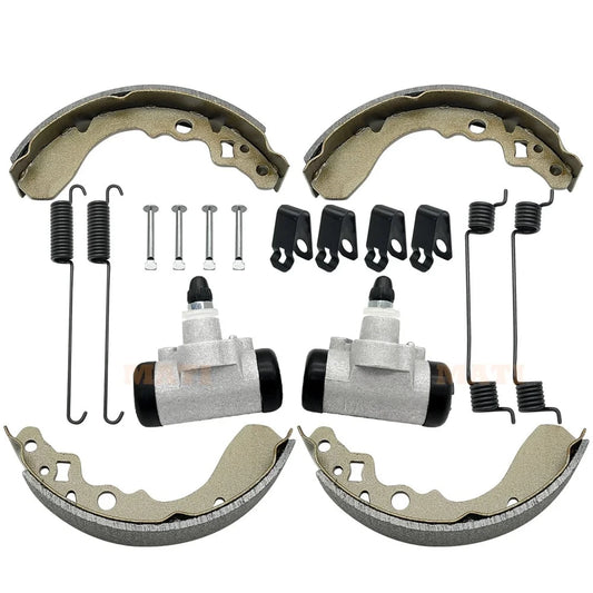 Front Brake Wheel Cylinders Shoes Springs Pins Kit For Suzuki QuadRunner 250 LT-F250 LT-4WD LT-F250F 2x4 4x4 54540-19B00 Default Title