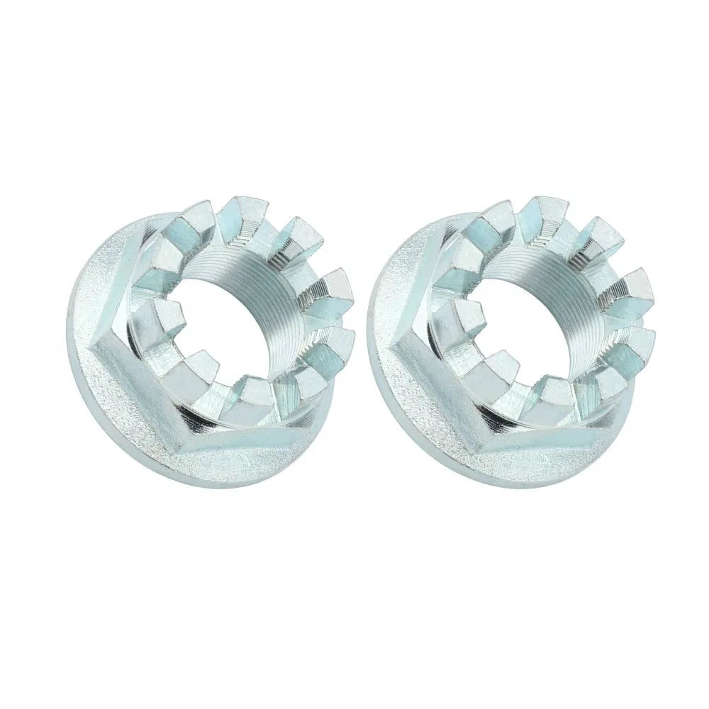 Front/Rear Axle Nuts for Honda Pioneer SXS 700/500/520/1000 Big Red MUV700 Talon 1000X/R OEM: 90304-HM7-000 94201-40400