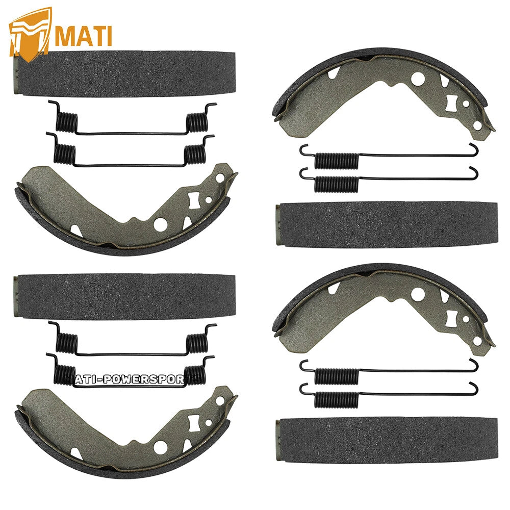 Front Rear Brake Wheel Cylinders & Shoes for Kawasaki KAF400 Mule 600 2010-2016