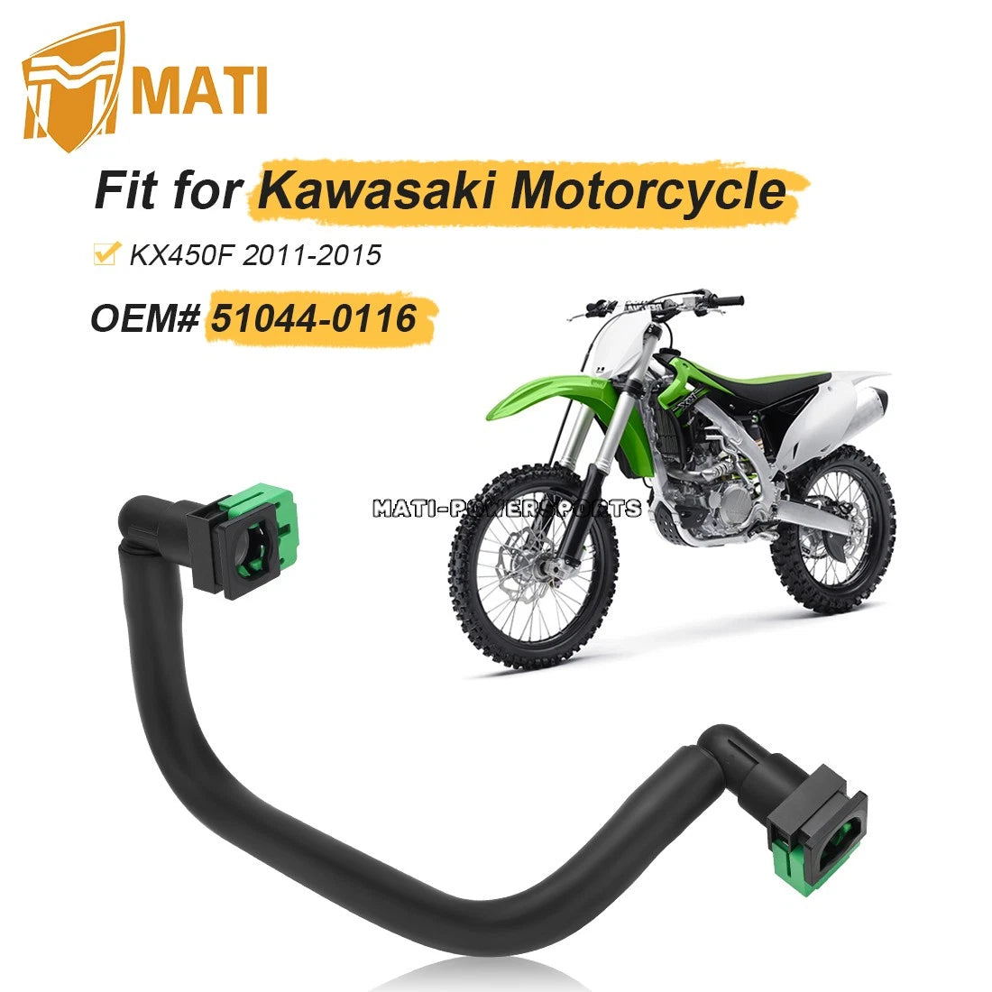 Fuel Tube Assembly For Kawasaki KX450F 2011-2015 51044-0116