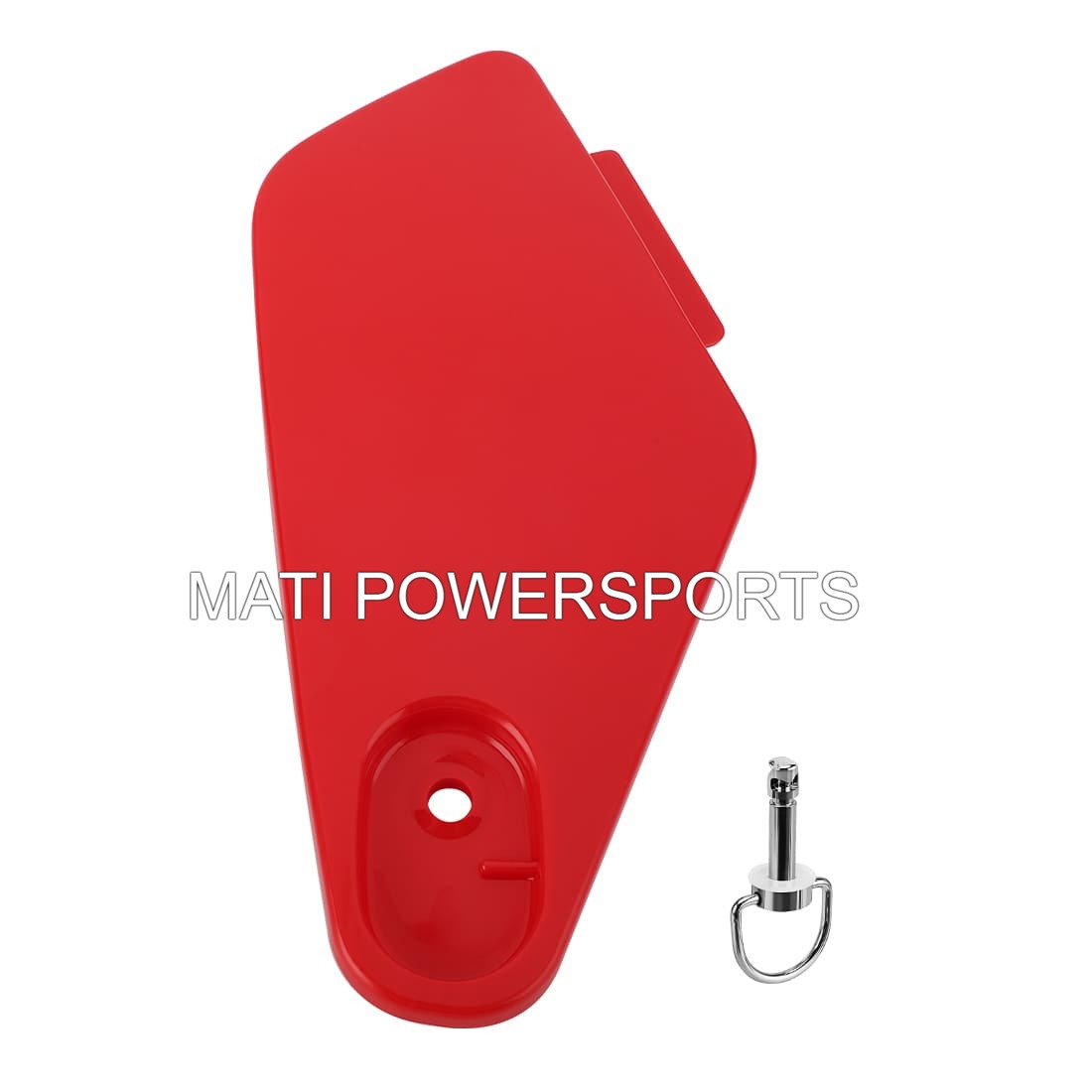 Red Storage Box Cover & Stud Lock Pin Kit for Honda Rancher 350 TRX350 2004 2005 2006 83670-HN5-M40ZB