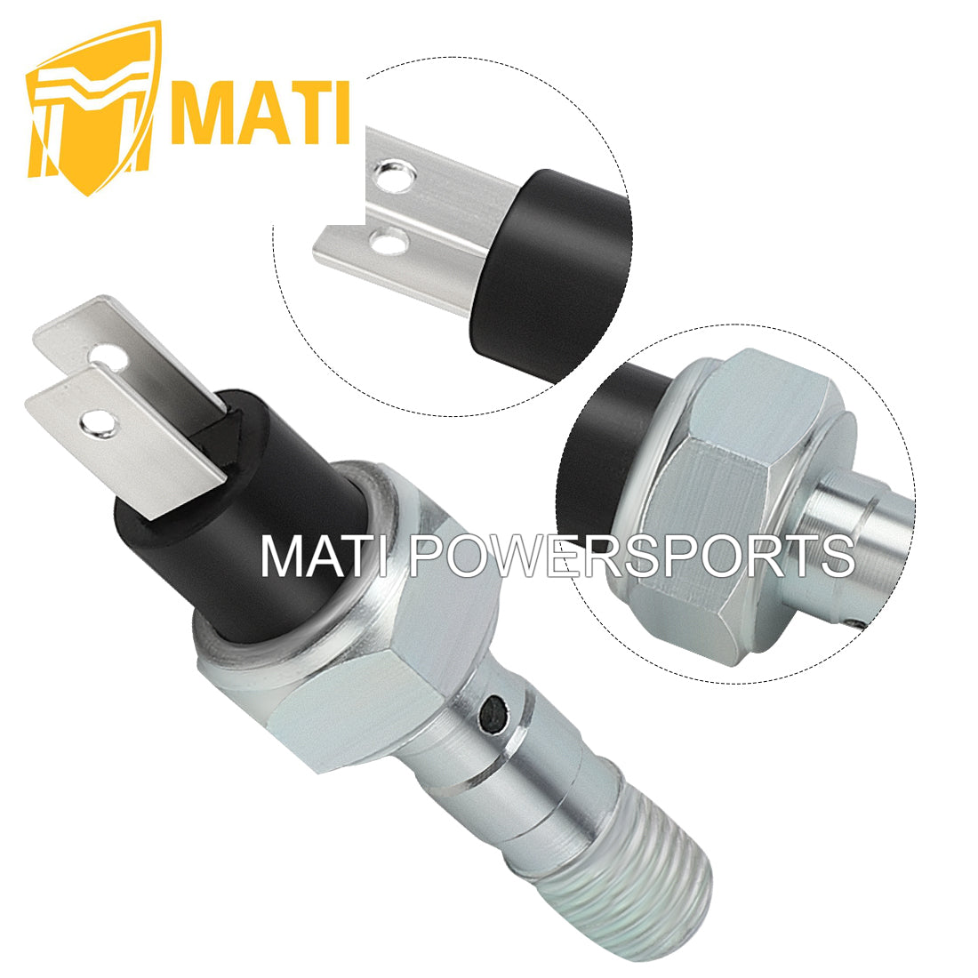 M10x1.25 Brake Switch Stoplight Pressure Switch For Polaris RZR Ranger Brutus GEM ALL OPTIONS ACE 325 570 4012981