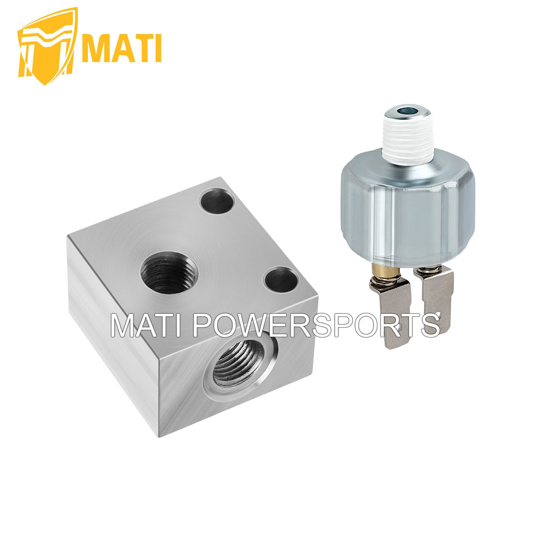 Brake Cross Fitting & Stoplight Pressure Switch for Polaris Ranger 425 500 700 TM 650 1998-2009 RZR 800 RZR 800 S 7052316 4110164 4012437