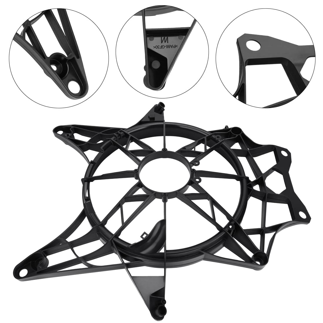 Radiator Fan Cover Frame Shroud for Can-Am Maverick X3 MAX R RR Turbo 2017-2024