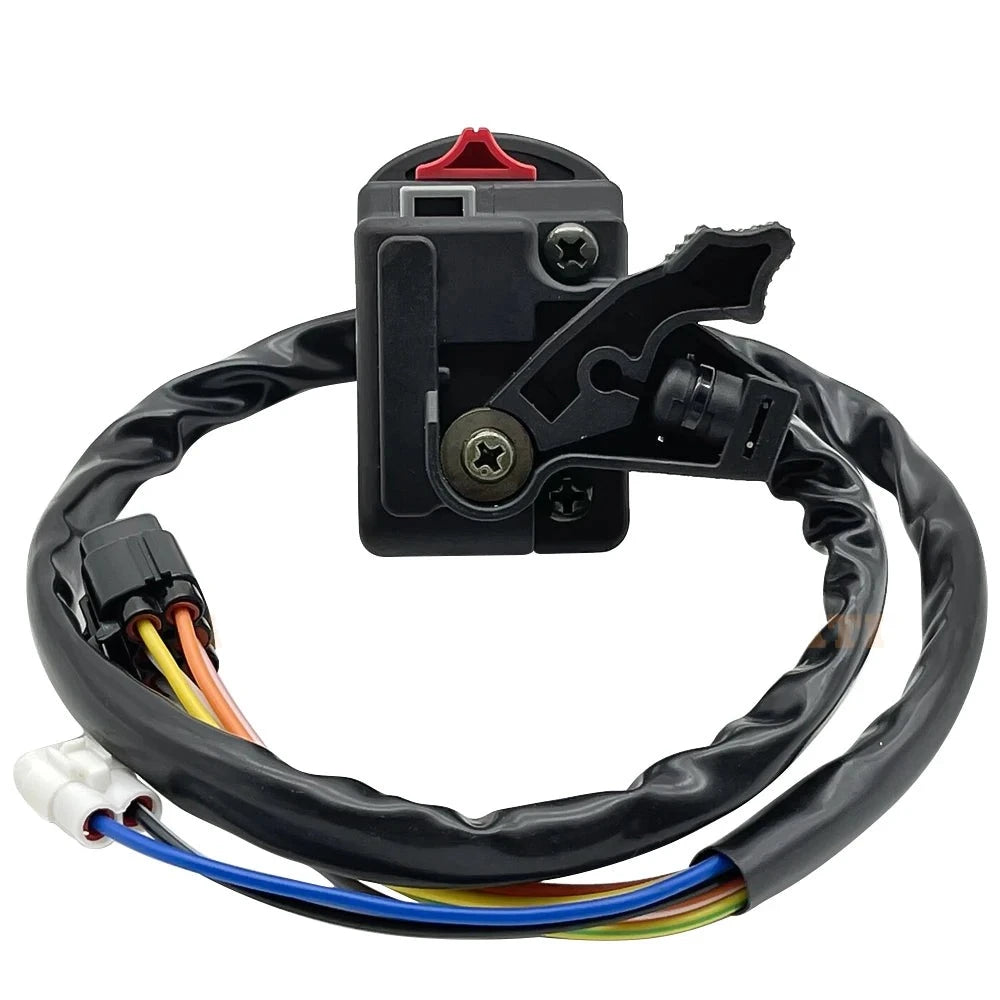 Left Handlebar Switch Start Kill Stop Headlight Override for Suzuki KingQuad 450 LT-A450 AXi 4x4 LT-A450X 2007-2010 OEM:37400-11H00