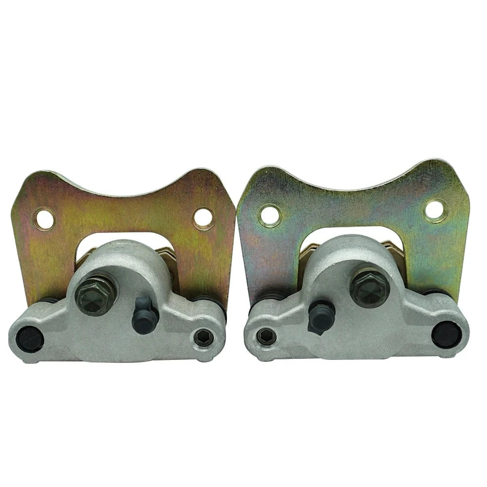 Rear Left & Right Brake Caliper Assembly with Pads for ATV Polaris ATP 330 2005 ATP 500 4X4 2005 OEM: 1910875 1910876