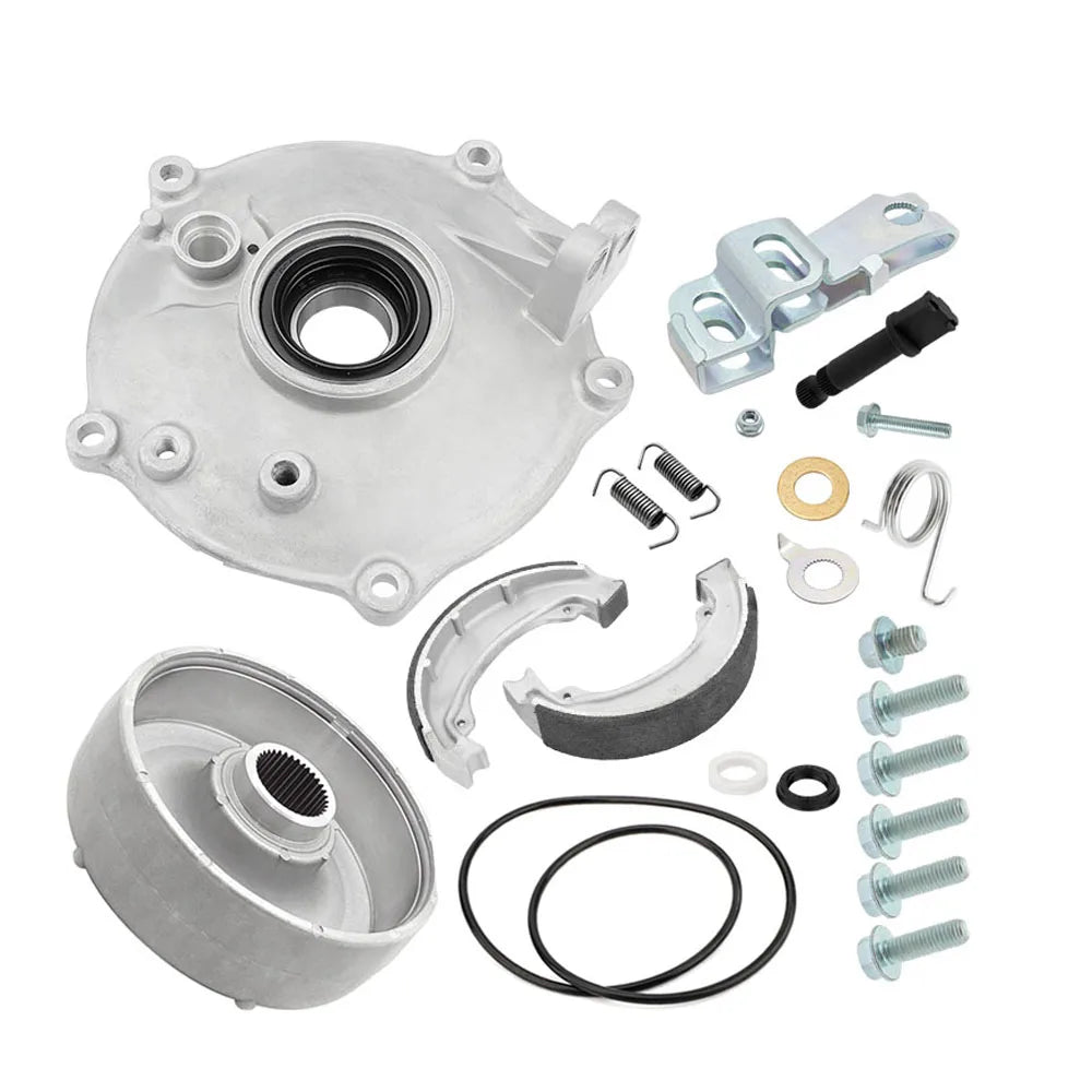 Rear Brake Drum Hub Plate Cover Kit For Honda Recon 250/TE/TM 06430-HM8-A10 43620-HM8-000