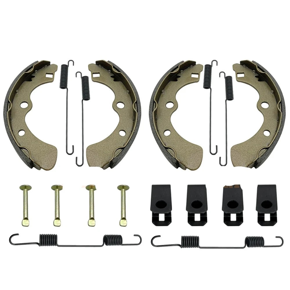 Rear Brake Shoes Springs Pins Left Right Set for Kawasaki Mule 2520/2510/2500/2030/2020/2010/1000 Diesel KAF450 KAF540 KAF620 KAF950 Models