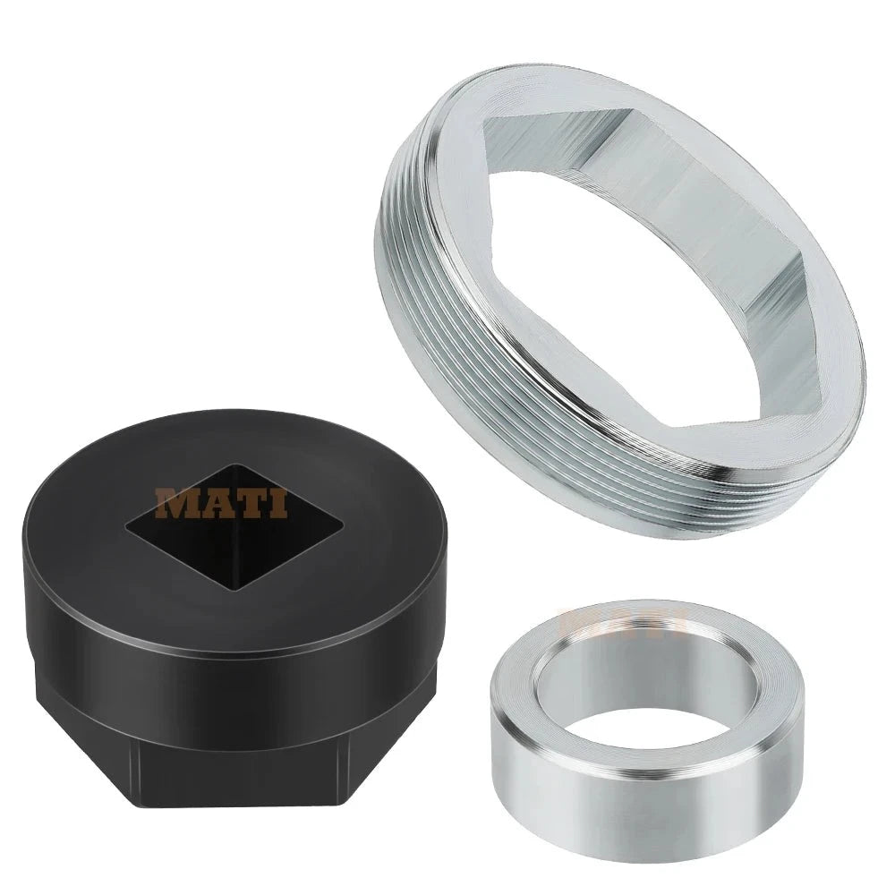 Steering Stem Bushing Bearing Seal Holder Nut & Tool Kit for Yamaha YFM350 YFM450 YFM400 YFM660 YFM600 YFM700 YFZ450 2GU-23872-00-00