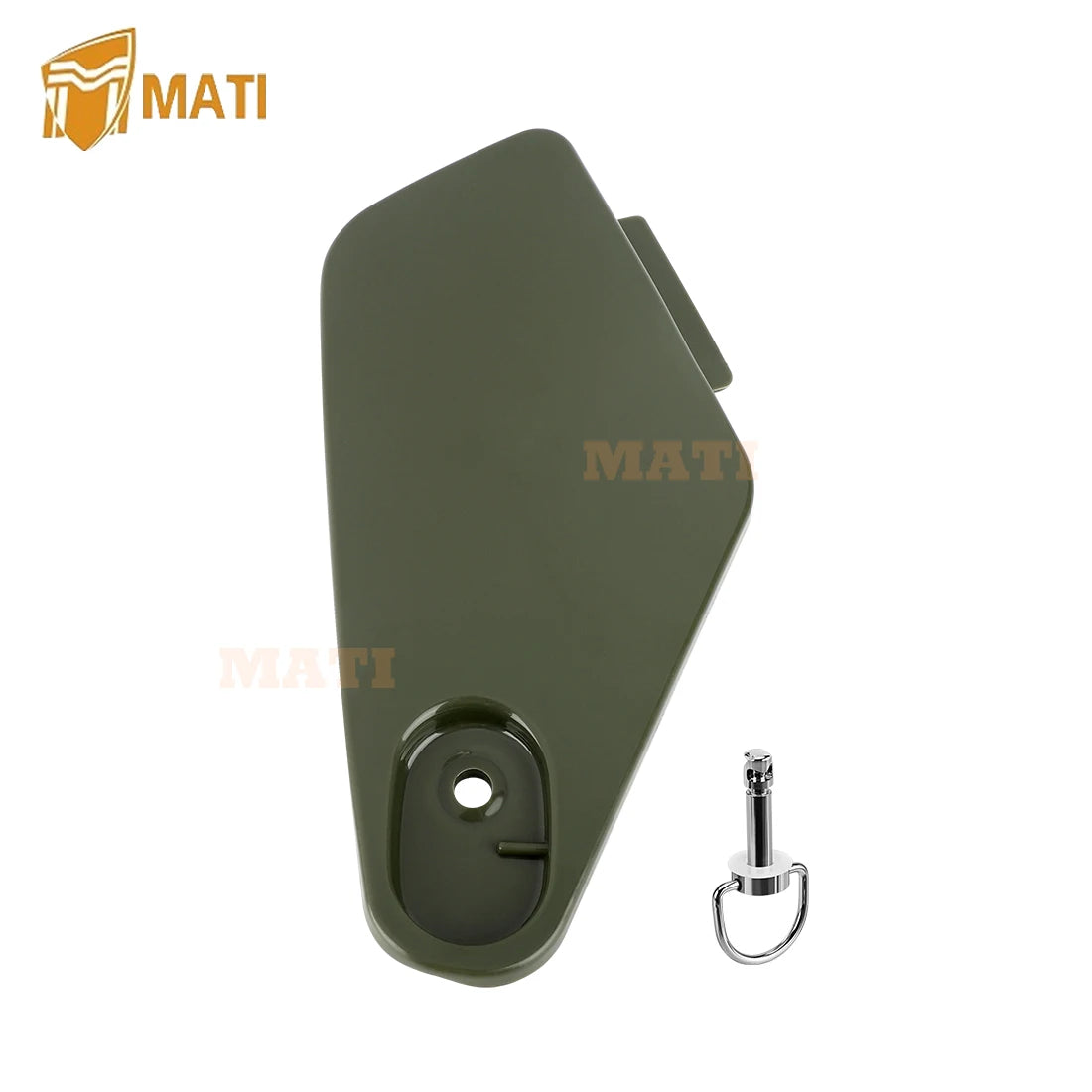 Storage Box Cover Green & Stud Lock Pin Kit for Honda Rancher 350 TRX350FE/FM/TE/TM 17225-KN5-671