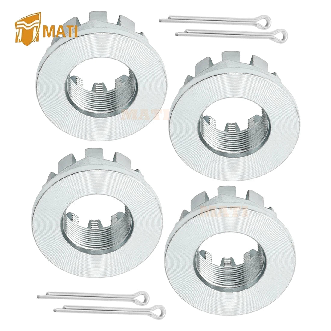 Front & Rear Axle Nuts for Honda Pioneer 500 SXS500M2 1000 SXS1000M3/M5 520 SXS520M2 SXS700M2/M4 Big Red MUV700 90304-HM7-A10