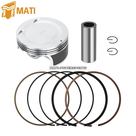 For Yamaha Raptor Grizzly Rhino 700 06-14 Top End Kit 102mm Piston & Gaskets 1S3-11631-10-00