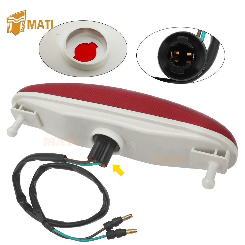 Tail light Taillight Lens & Socket & Bulb LED Assy for Honda TRX300EX TRX400EX TRX250X TRX250R TRX125 33710-HB9-771