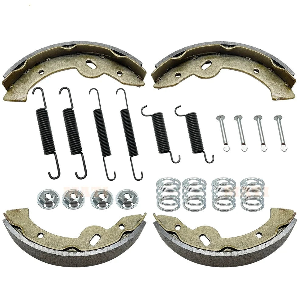 Premium Brake Shoes Springs Pins Kit for E-Z-GO & Yamaha Gas Golf Carts Medalist TXT RXV Workhorse G9-G28