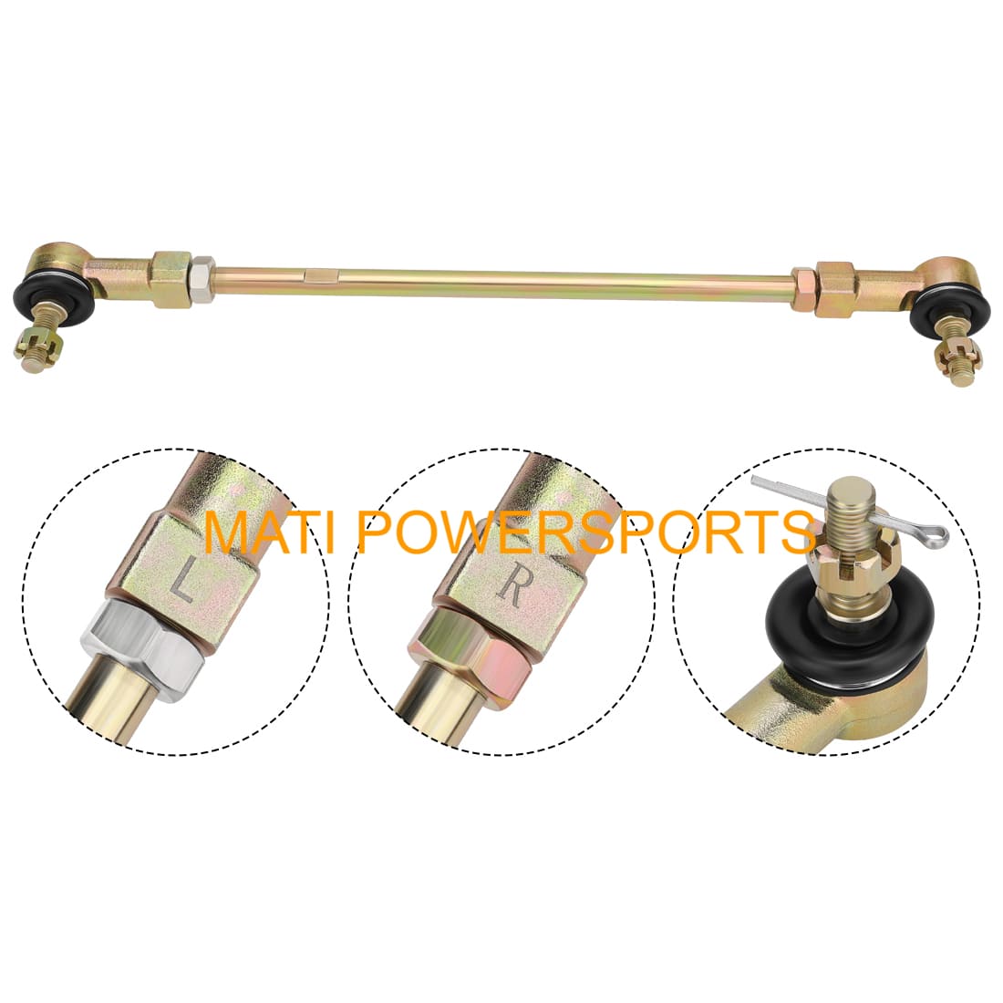 Left & Right Tie Rod Ends Assy For Honda TRX400EX TRX400X 1999-2014 53157-HN1-601