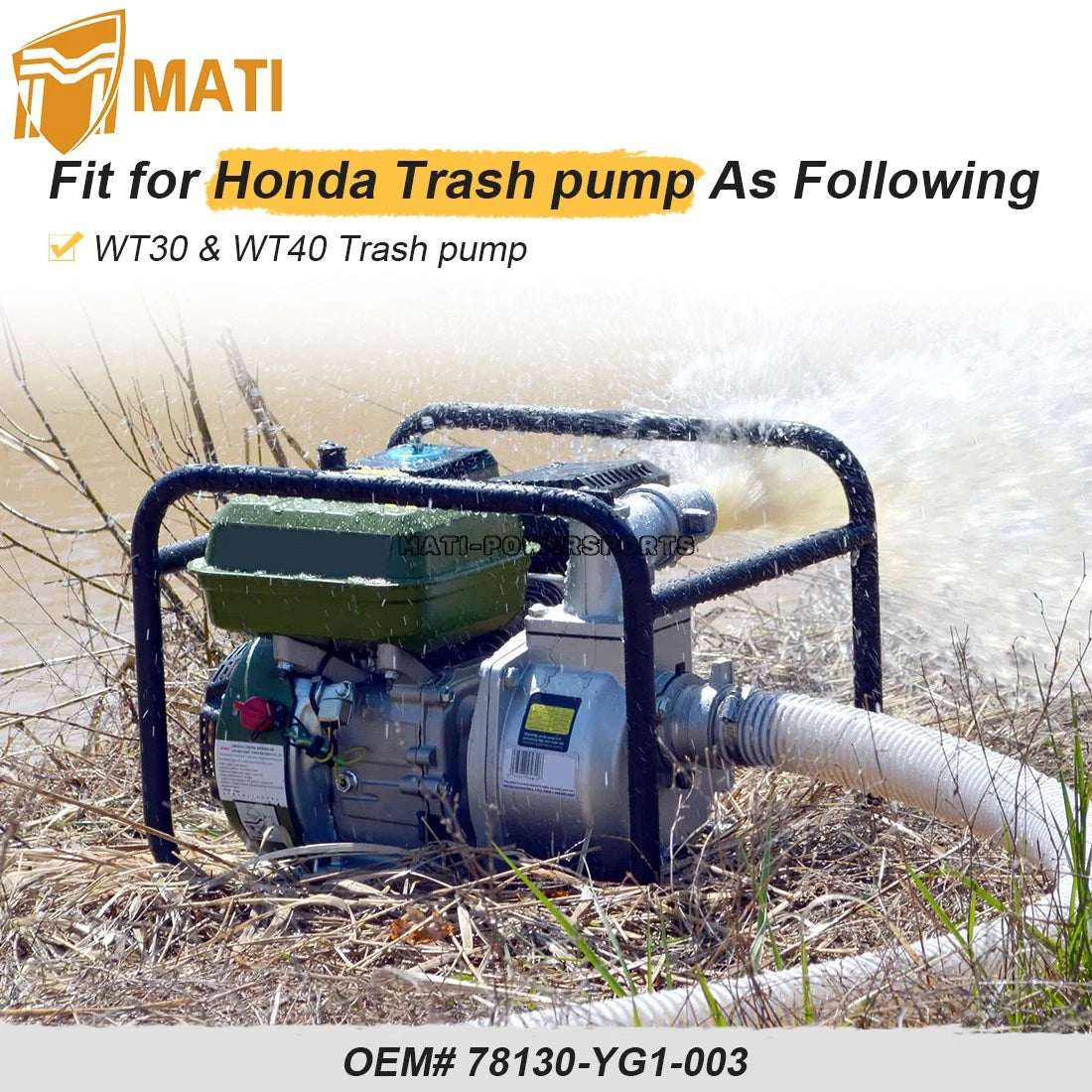 Water Pump Seal Mechanical Assy For Honda WT30 & WT40 Trash pump 78130-YG1-003