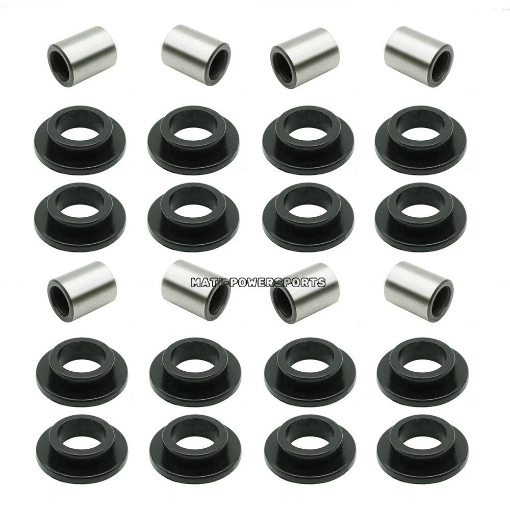 Shocks Bushing & Bearing Sleeve Kit All 4 Absorber for Arctic Cat 300 250 400 500 650 Bearcat 375 700