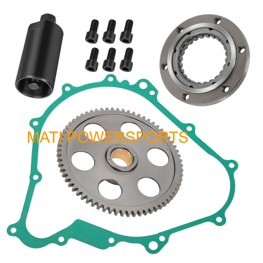 Starter Starting Clutch One Way Gear Bearing Gasket Flywheel Puller Kit For YFM400 A/F YFM450 /FX YXR45F