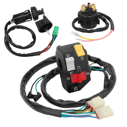 Handlebar Key Starter Relay Switch Kit for Honda TRX400X 400X TRX400EX 400EX 2008-2014