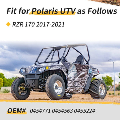 For Polaris RZR 170 2017-2021 60L X-Ring Drive Chain & Drive Sprocket Assembly 0454771 0454563 0455224